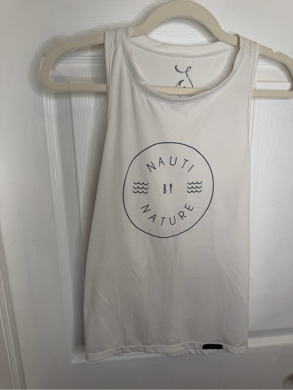 Nauti by Nature White Graphic Tank
